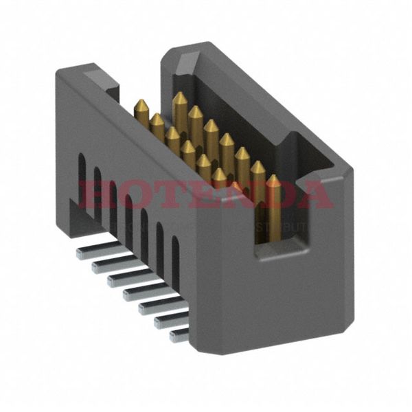 TFM-107-02-L-D-K - Conn Shrouded Header HDR 14 POS 1.27mm Solder ST SMD