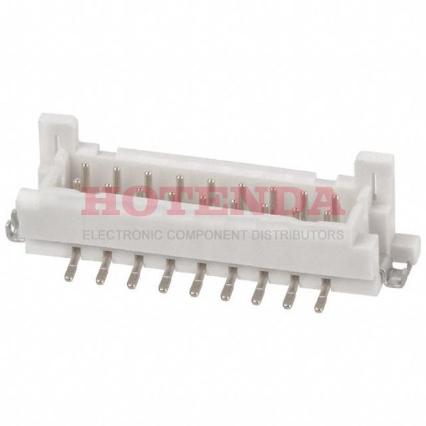 DF11GZ-18DP-2V(20) - DF11 Series 2-Row Header Solder Brass Tube Surface Mount Tin Polyamide (PA), Nylon 18-Position Board to Board or Cable 0.283 7.19mm Height
