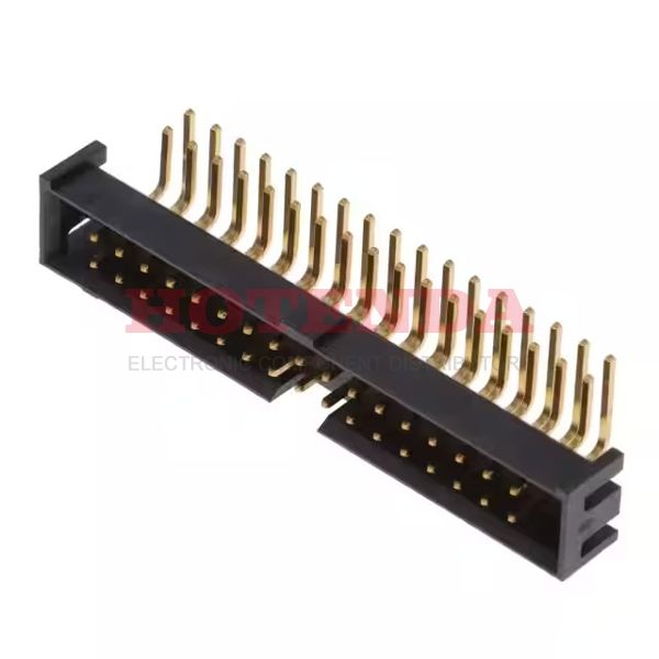 STMM-117-02-G-D-RA - Conn Shrouded Header HDR 34 POS 2mm Solder RA Thru-Hole Tube