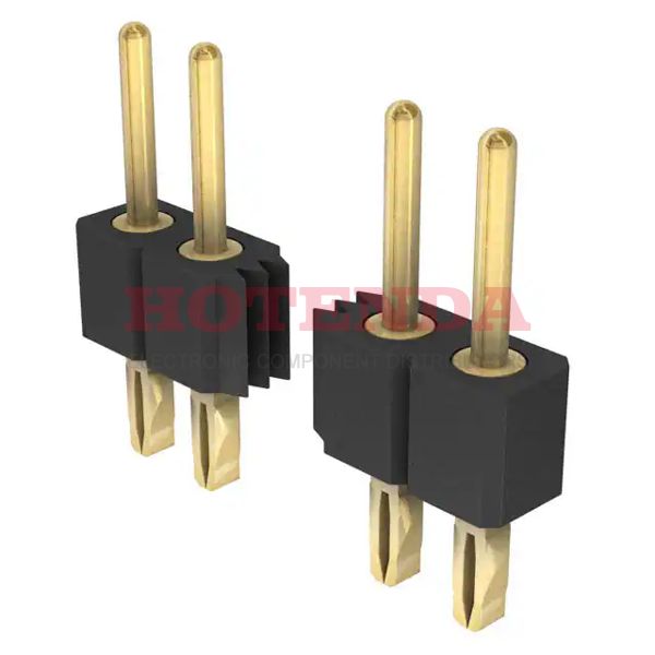 800-10-009-65-001101 - CONN HEADER VERT 9POS 2.54MM