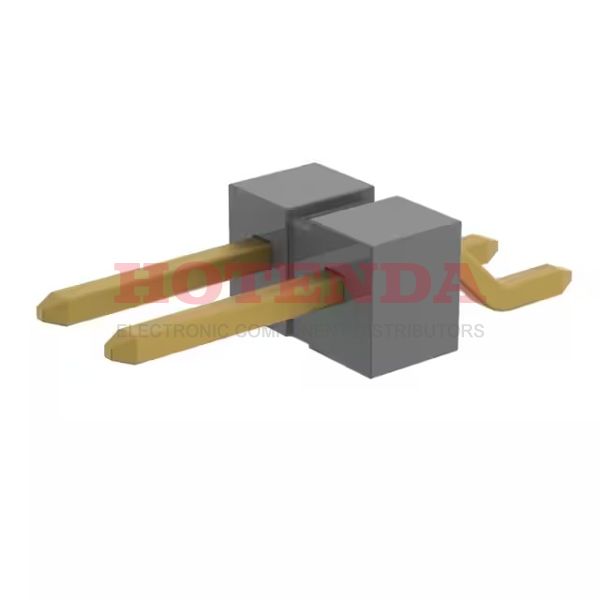 TSM-102-01-G-SH - Conn Unshrouded Header HDR 2 POS 2.54mm Solder RA SMD