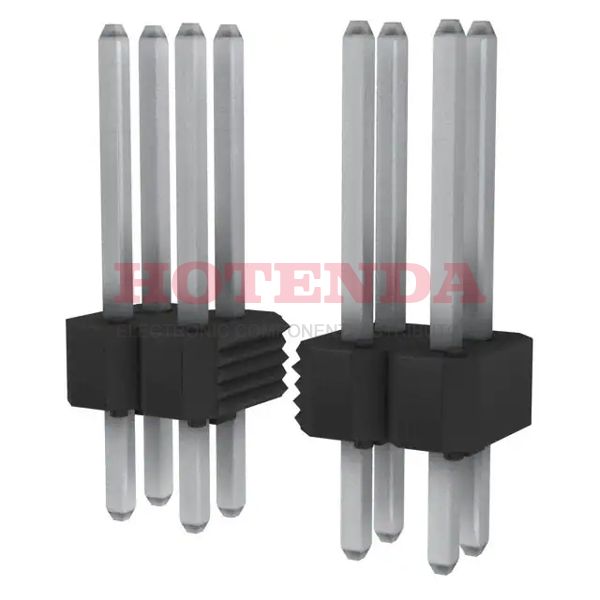 10076801-406T18LF - Conn Unshrouded Header HDR 18 POS 2.54mm Solder ST Thru-Hole Tube