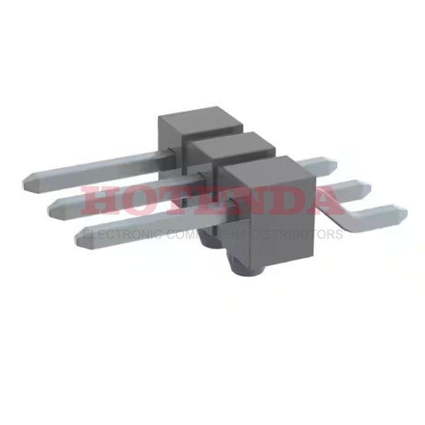 TSM-103-01-TM-SH-A - Conn Unshrouded Header HDR 3 POS 2.54mm Solder RA SMD Tube