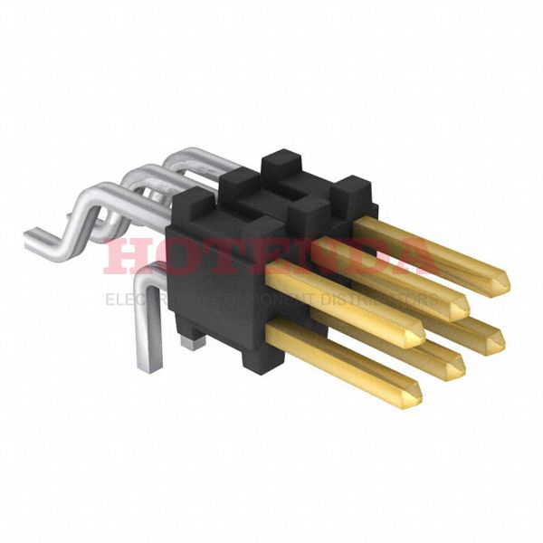 FTSH-103-02-F-MT-TR - Conn Unshrouded Header HDR 6 POS 1.27mm Solder RA Thru-Hole/SMD T/R