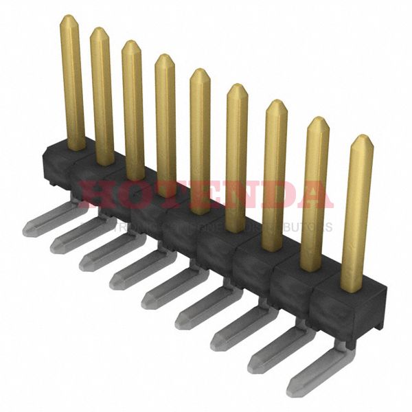 TSW-109-25-F-S-RA - CONN HEADER 9POS .100 R/A AU