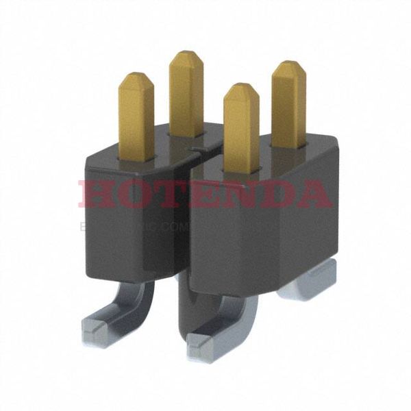TSM-102-05-L-DV-A - Conn Unshrouded Header HDR 4 POS 2.54mm Solder ST SMD