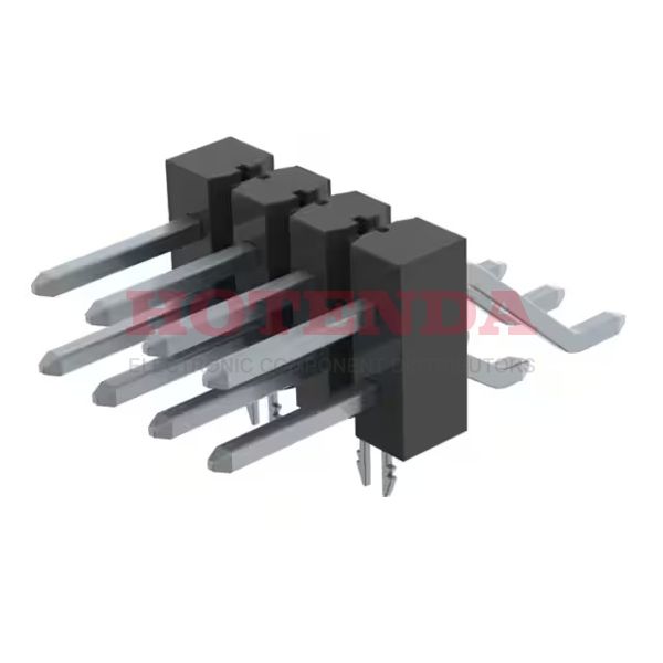 TSM-104-01-T-DH-LC-K-TR - Conn Unshrouded Header HDR 8 POS 2.54mm Solder RA SMD T/R