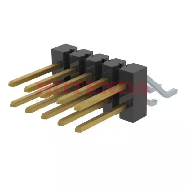 TSM-105-02-F-DH - Conn Unshrouded Header HDR 10 POS 2.54mm Solder RA SMD