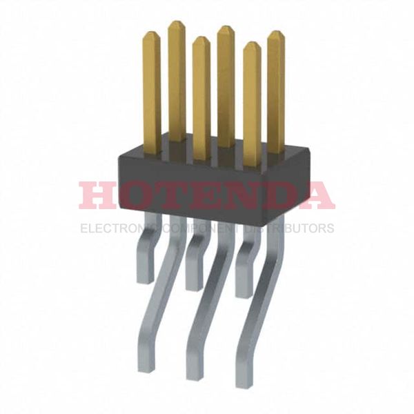 MMT-103-02-F-DH-P - CONN HEADER SMD R/A 6POS 2MM