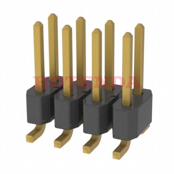 TSM-104-01-G-DV - Conn Unshrouded Header HDR 8 POS 2.54mm Solder ST SMD Automotive Tube