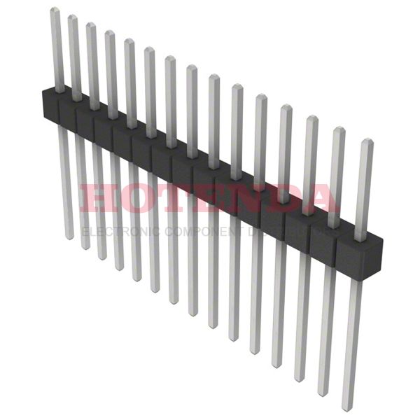PEC15SFEN - CONN HEADER .100 SINGL STR 15POS
