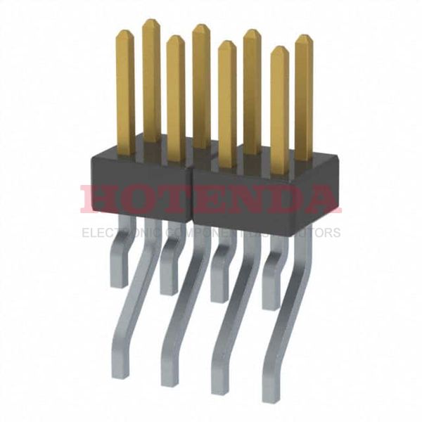 MMT-104-02-L-DH - SAMTEC MMT-104-02-L-DH Board-To-Board Connector, MMT Series, 8 Contacts, Header, 2 mm, Surface Mount, 2 Rows