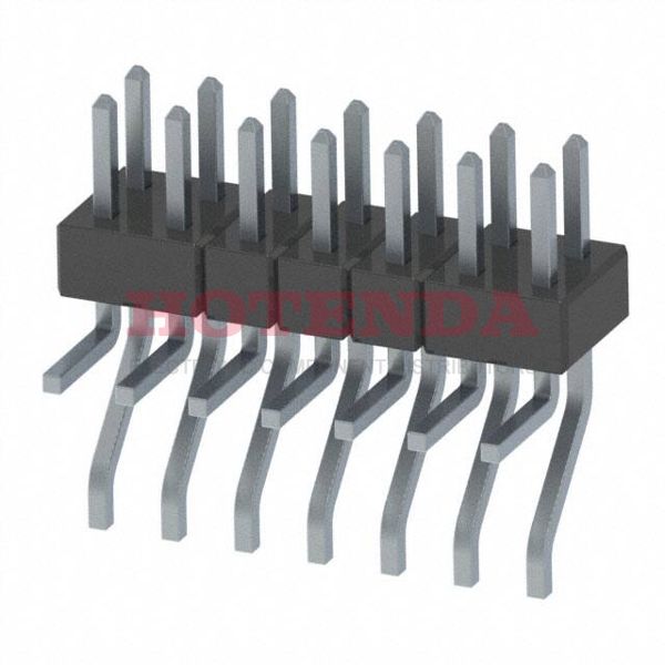 MMT-107-01-T-MT-K-TR - Conn Unshrouded Header HDR 14 POS 2mm Solder RA Thru-Hole/SMD T/R