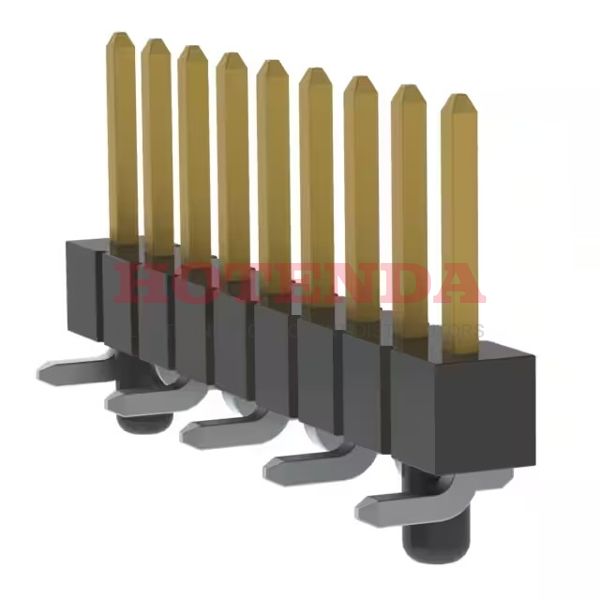 TSM-109-01-S-SV-A - Conn Unshrouded Header HDR 9 POS 2.54mm Solder ST SMD Tube