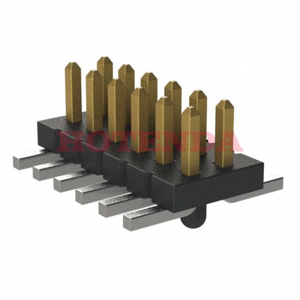 FTS-106-02-F-DV-A - Conn Unshrouded Header HDR 12 POS 1.27mm Solder ST SMD Tube