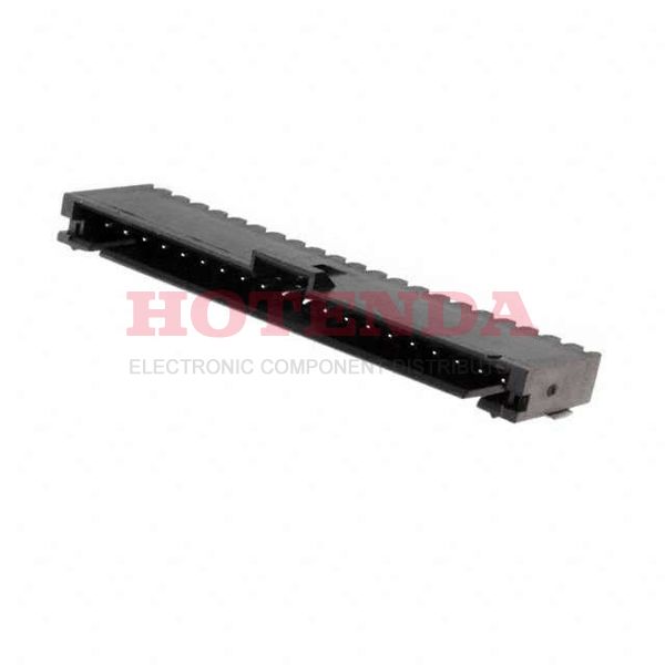 6-147278-9 - Conn Shrouded Header HDR 20 POS 2.54mm Solder RA SMD T/R