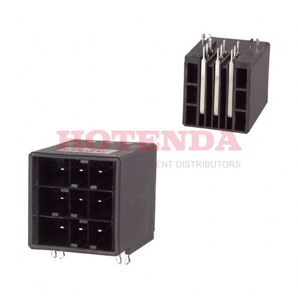 5-1123624-5 - CONN HEADR 9POS R/A KEY-XYX TIN