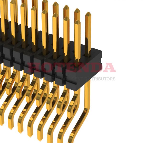 FTE-118-02-G-DH - SAMTEC FTE-118-02-G-DH Board-To-Board Connector, Horizontal, FTE Series, 36 Contacts, Header, 0.8 mm, Solder, 2 Rows
