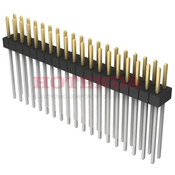 PBC19DAFN - CONN HEADER .100 DUAL STR 38POS