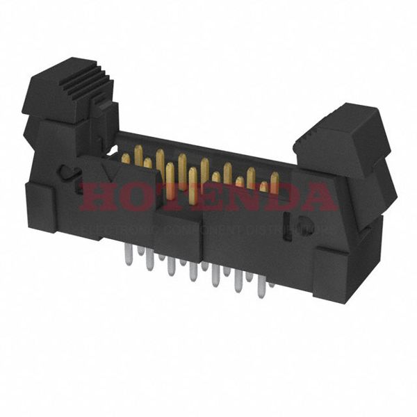 EHT-107-01-L-D - Conn Ejector Header HDR 14 POS 2mm Solder ST Thru-Hole