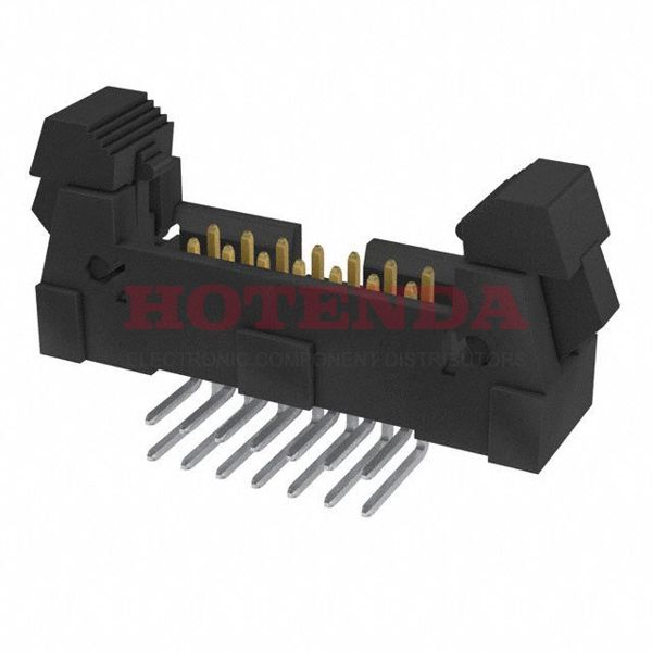 EHT-107-01-S-D-RA - Conn Ejector Header HDR 14 POS 2mm Solder RA Thru-Hole Tube
