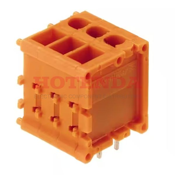 1782490000 - 0.200 5.08mm Orange Bulk Polyamide (PA), Nylon Through Hole Vertical with Board Screw - TOP Clamp 1 Levels 14-26 AWG Omnimate TOP1.5GS