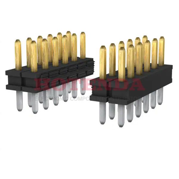 TMMH-111-01-L-6 - SAMTEC TMMH-111-01-L-6 Board-To-Board Connector, Vertical, TMMH Series, 66 Contacts, Header, 2 mm, Through Hole, 6 Rows