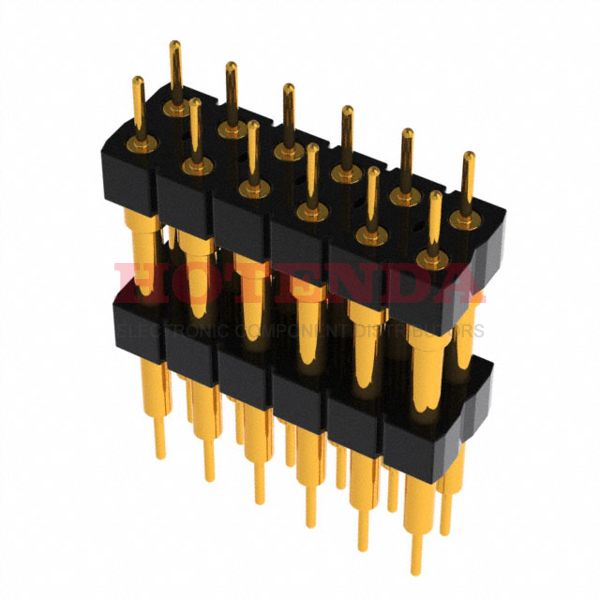 BBD-106-G-G - Conn Unshrouded Header HDR 12 POS 2.54mm Solder ST Thru-Hole Tube