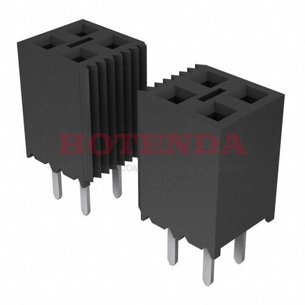BCS-128-L-D-TE-038 - 2 Rows Receptacle Solder Phosphor Bronze Through Hole Tube Gold Liquid Crystal Polymer (LCP), Glass Filled 56 Positions Female Socket