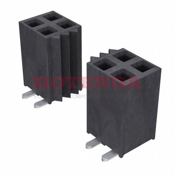 SSW-120-22-F-D-VS - 2 Rows Receptacle Solder Phosphor Bronze Surface Mount Tube Gold Liquid Crystal Polymer (LCP) 40 Positions Forked