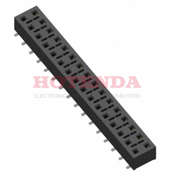 HLE-116-02-S-DV-P - 2 RowsReceptacleSolderBeryllium CopperSurface MountTubeGoldLiquid Crystal Polymer (LCP)32 PositionsFemale Socket