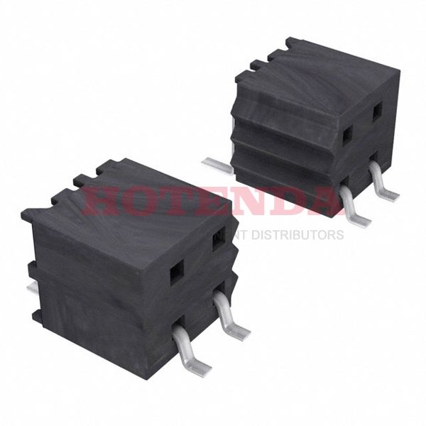 MMS-112-02-L-DH - SAMTEC MMS-112-02-L-DH Board-To-Board Connector, Horizontal, MMS Series, 24 Contacts, Receptacle, 2 mm, Through Hole