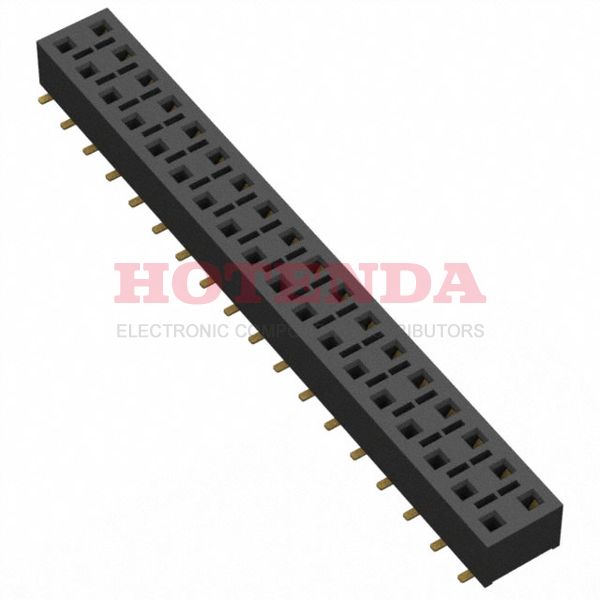 HLE-118-02-H-DV - Conn Socket Strip SKT 36 POS 2.54mm Solder ST SMD