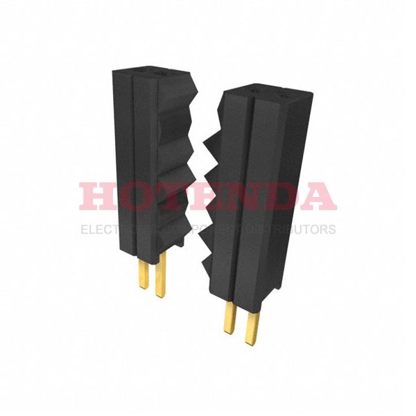 M52-5014045 - 1 Rows Receptacle Solder Phosphor Bronze Through Hole Tube Gold Polyamide (PA9T), Nylon 9T 40 Positions Forked