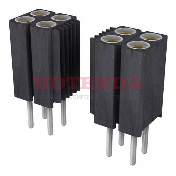 803-83-020-10-005101 - 2 RowsSocketSolderBeryllium CopperThrough HoleBulkGoldPolycyclohexylenedimethylene Terephthalate (PCT), Polyester, Glass Filled20 PositionsFemale Socket