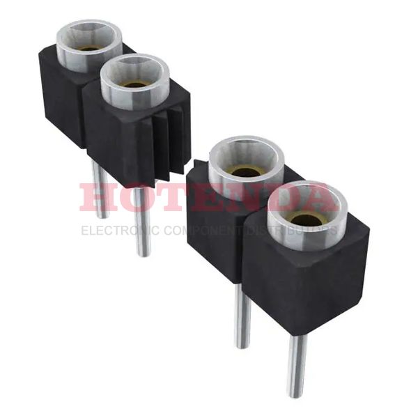 SS-122-T-2-N - 1 Rows Receptacle Solder Beryllium Copper Through Hole Tube Gold Polybutylene Terephthalate (PBT), Glass Filled 22 Positions Female Socket