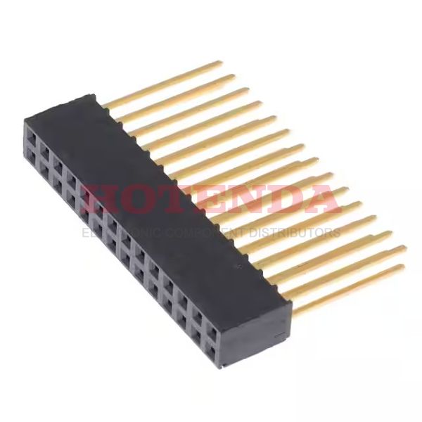 SSQ-114-04-G-D - 2 RowsReceptacleSolderPhosphor BronzeThrough HoleBulkGoldLiquid Crystal Polymer (LCP)28 PositionsForked