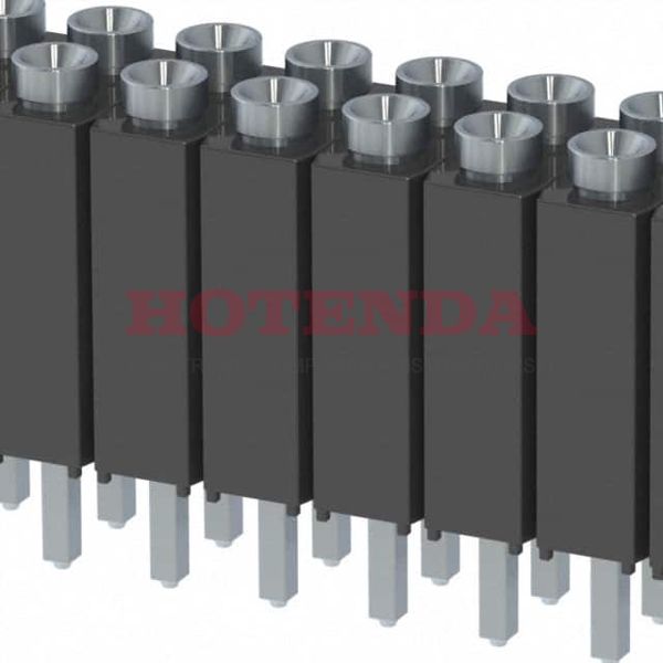 ESD-123-T-23 - Conn Socket Strip SKT 46 POS 2.54mm Solder ST Thru-Hole