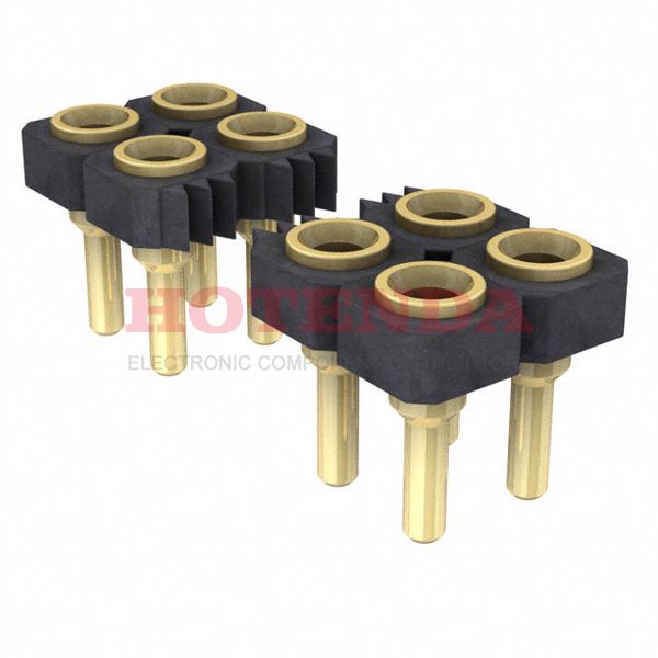 SDL-116-G-12 - 2 Rows Receptacle Solder Beryllium Copper Through Hole Tube Gold Liquid Crystal Polymer (LCP) 32 Positions Female Socket