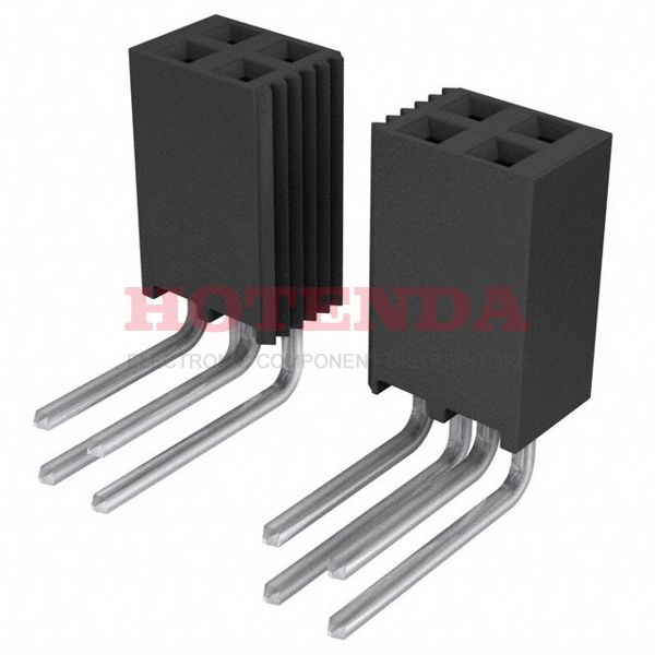 SSQ-142-03-T-D-RA - 2 Rows Receptacle Solder Phosphor Bronze Through Hole, Right Angle Bulk Tin Liquid Crystal Polymer (LCP) 84 Positions Forked