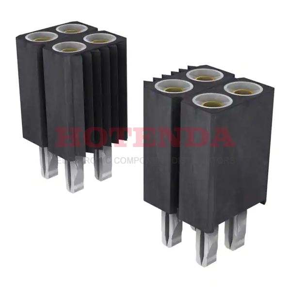 803-83-024-65-410101 - 2 RowsSocketPress-Fit, SolderBeryllium CopperThrough HoleBulkGoldPolycyclohexylenedimethylene Terephthalate (PCT), Polyester, Glass Filled24 PositionsFemale Socket