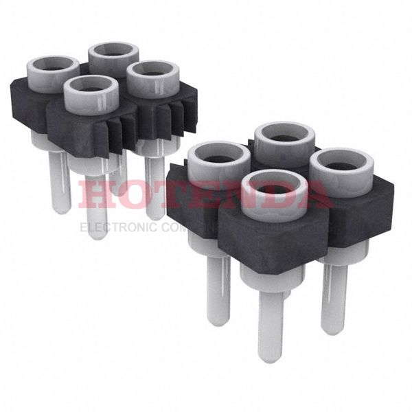 SDL-115-TT-10 - 2 Rows Receptacle Solder Beryllium Copper Through Hole Tube Tin Liquid Crystal Polymer (LCP) 30 Positions Female Socket