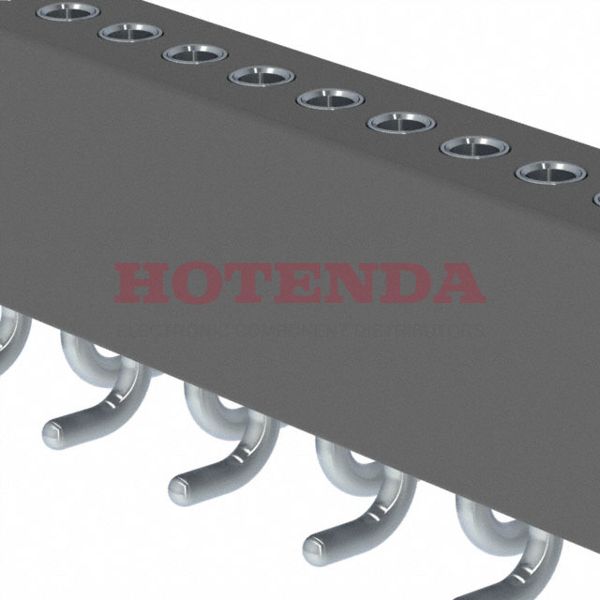 851-99-049-30-001000 - 1 Rows Receptacle Solder Beryllium Copper Surface Mount Bulk Tin-Lead Polycyclohexylenedimethylene Terephthalate (PCT), Polyester 49 Positions Female Socket