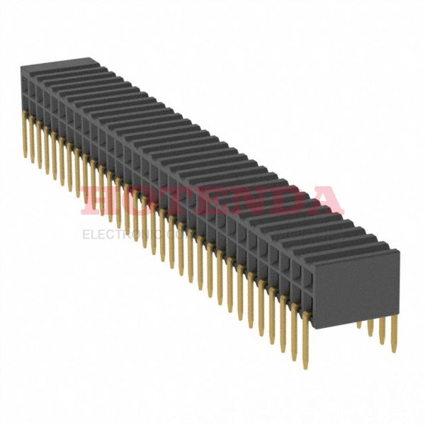 M50-3203245 - Headers &amp; Wire Housings 32+32 DIL GOLD HORIZONTAL SOCKET