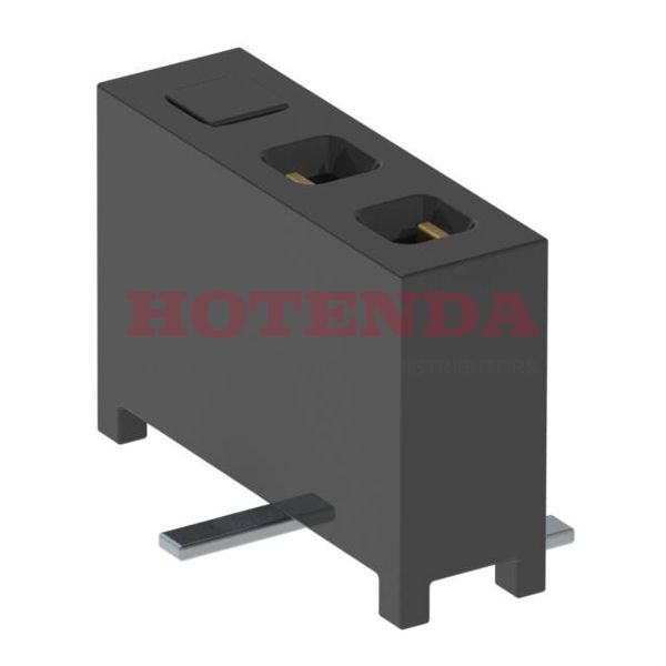 MMS-103-02-L-SV-03 - 1 RowsReceptacleSolderPhosphor BronzeSurface MountBulkGoldLiquid Crystal Polymer (LCP)3 PositionsFemale Socket