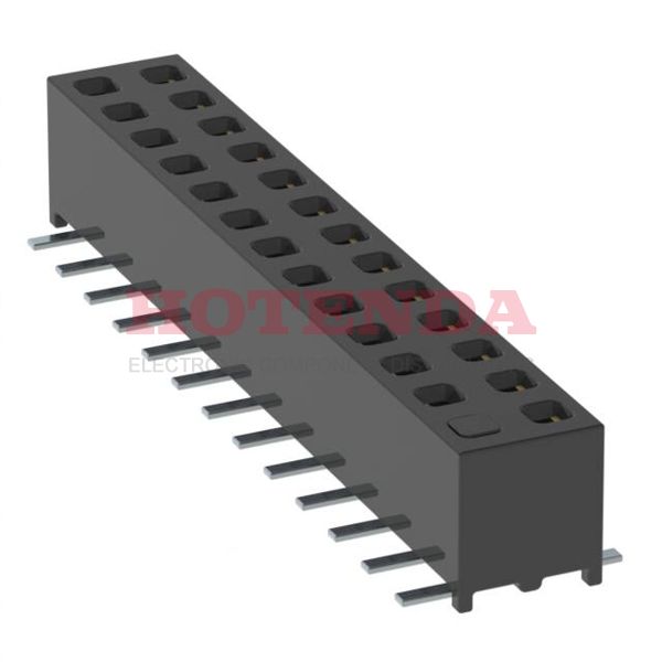 MMS-113-02-L-DV-01-K - Conn Socket Strip SKT 26 POS 2mm Solder ST SMD