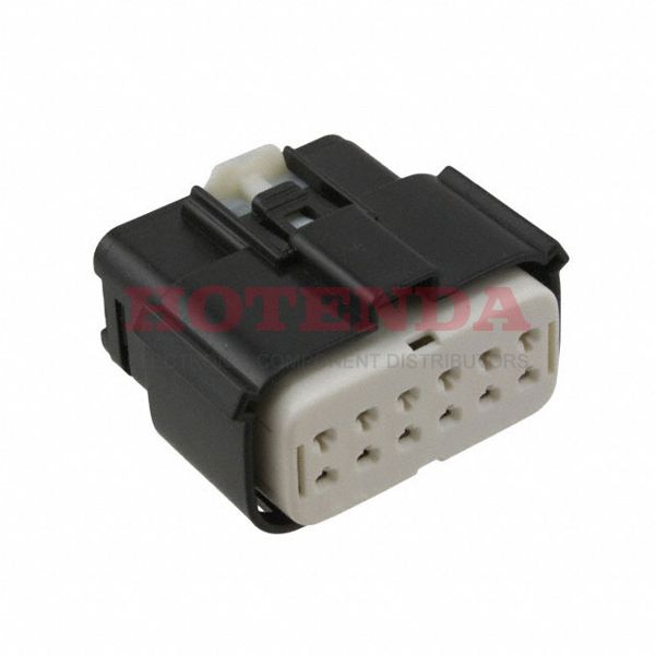 0194180026 - 2 Rows Receptacle Bulk 12 Positions Free Hanging (In-Line) Female Socket Crimp MX150L 19418