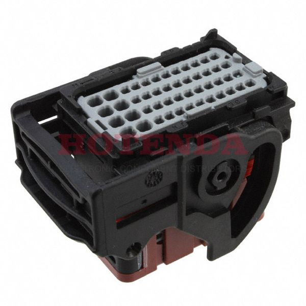 0643203319 - 4 Rows Receptacle Bulk Brown 48 Positions Free Hanging (In-Line) Female Socket Crimp CMC 64320