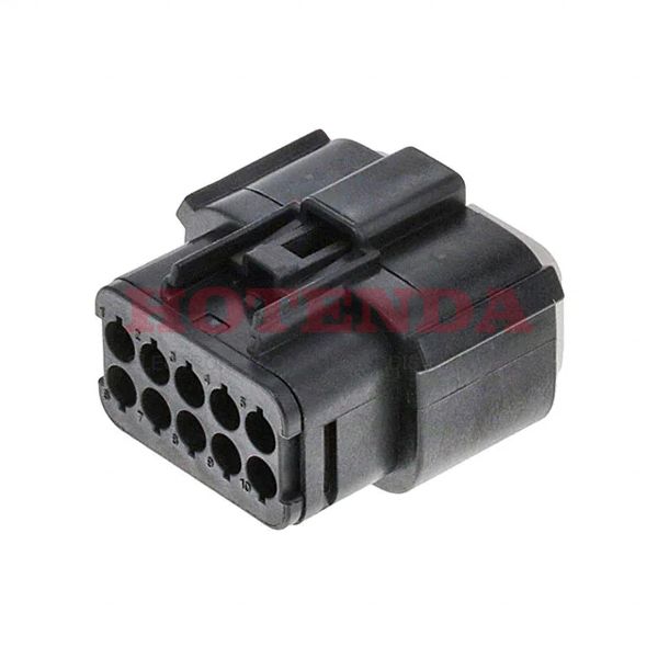0194180024 - 2 Rows Receptacle Tray 10 Positions Free Hanging (In-Line) Female Socket Crimp MX150L 19418
