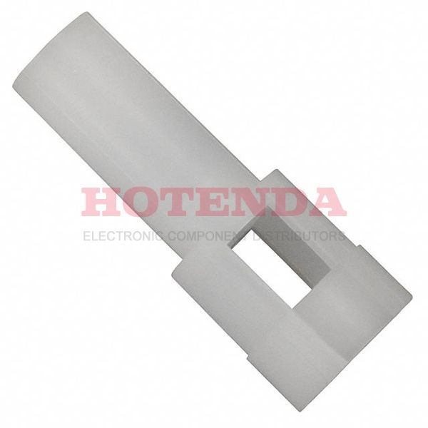 770064-1 - 1 Rows Plug Bulk Natural 1 Positions Free Hanging (In-Line) Male or Female Crimp Commercial .093 Pin and Socket Nylon